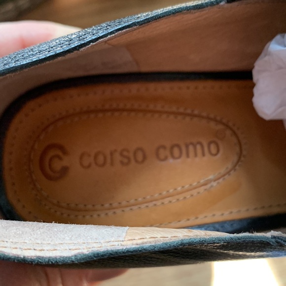 Great Shoes Corso Como All Leather Black and Animal print heel booties - Picture 7 of 12